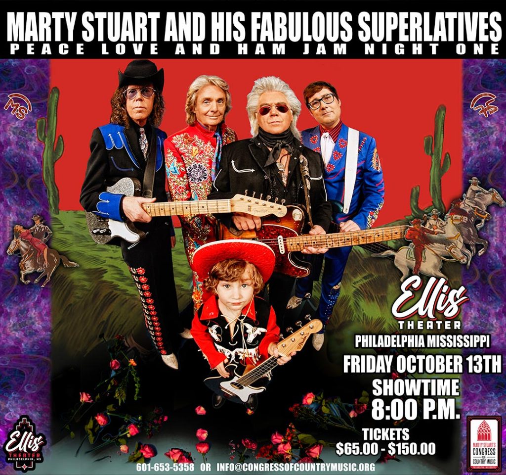 Peace Love and Ham Jam - October 2023 - The Ellis Theater - Philadelphia, MS