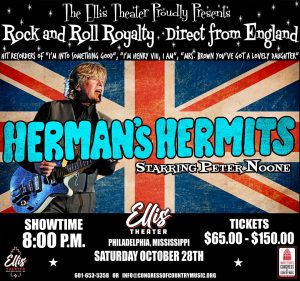 Hermans Hermits - October 28, 2023 - The Ellis Theater - Philadelphia, MS